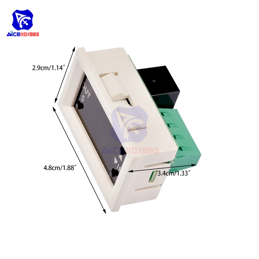 T2401-O/N DC 12V Zeitrelais-Modul mit Verzögerung, Dual-Display Digital-Zeitrelais, Direkt-/Passiv-Ausgang, Mini-LED-Digital-Timer – Detail 14