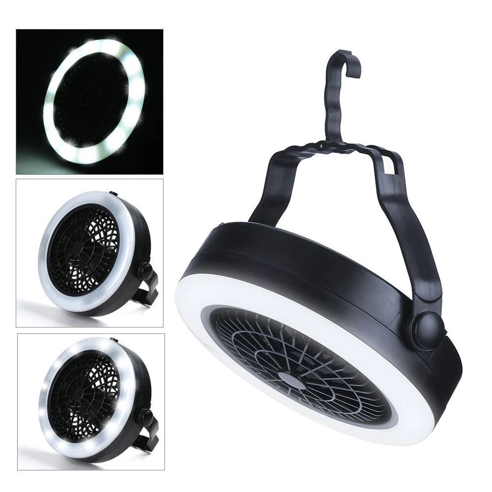 

Multifunctional Camping Lantern LED Tent Lamp Portable USB Light Fan Design Energy Saving Anti Dazzle Perfect for Outdoor