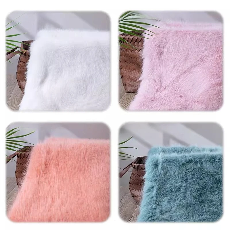 3cm Simulated Fox Plush Fabric for Artificial Fur Clothing Animal Doll Handmade DIY Background Decoration Cloth Diy Sewing
