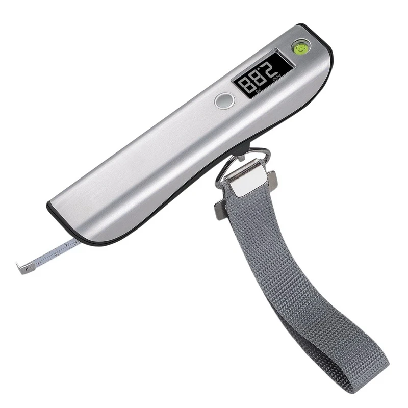 Portable Mini Suitcase Scale LED Display 50Kg/110Lb Digital Luggage Scale For Travel Bag Hanging Scales Weighing Balance