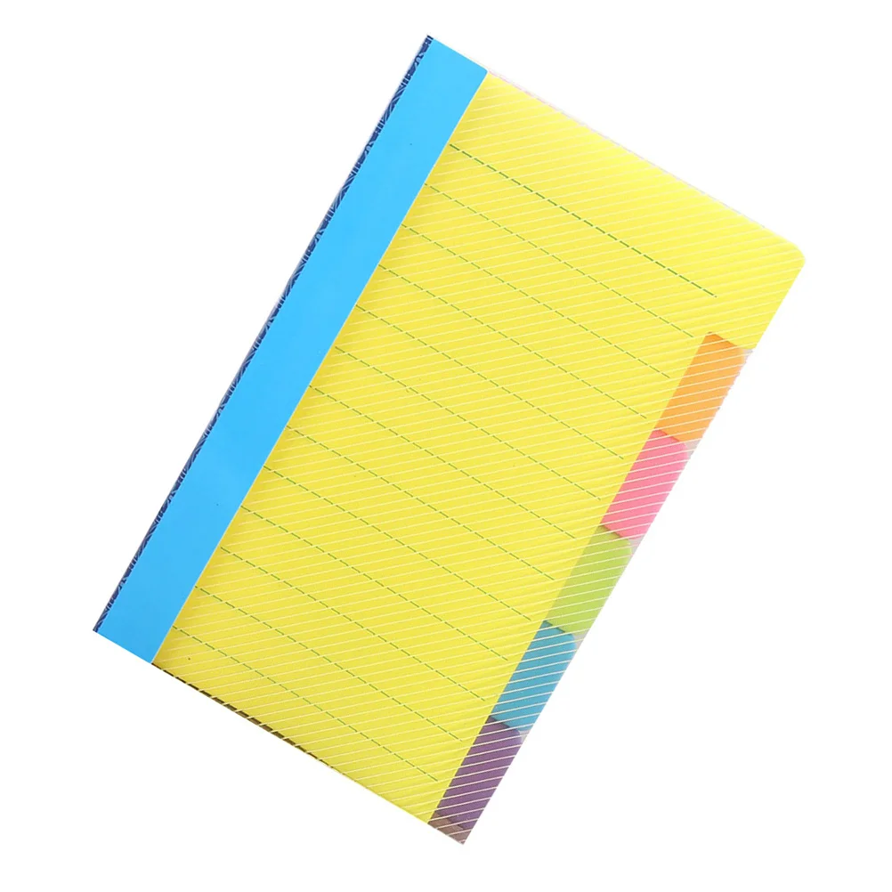 

Lined Pack for Notebooks Files Books Memo Pad with Smooth Writing Paper Notepads Colorful Indexing Flags Reminder