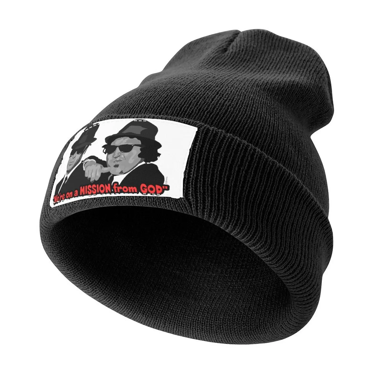 

The Blues brothers We're on a MISSION from GOD Knitted Cap Kids Hat Golf Hat Man Mens Tennis Women's