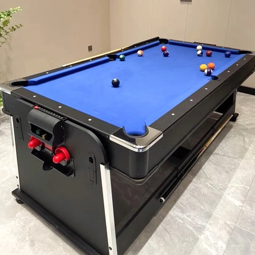 

Лидер продаж, 7 футов, бильярдный бильярдный стол, воздушный хокей, функция пинг-понга, 4 в 1, многофункциональный игровой стол