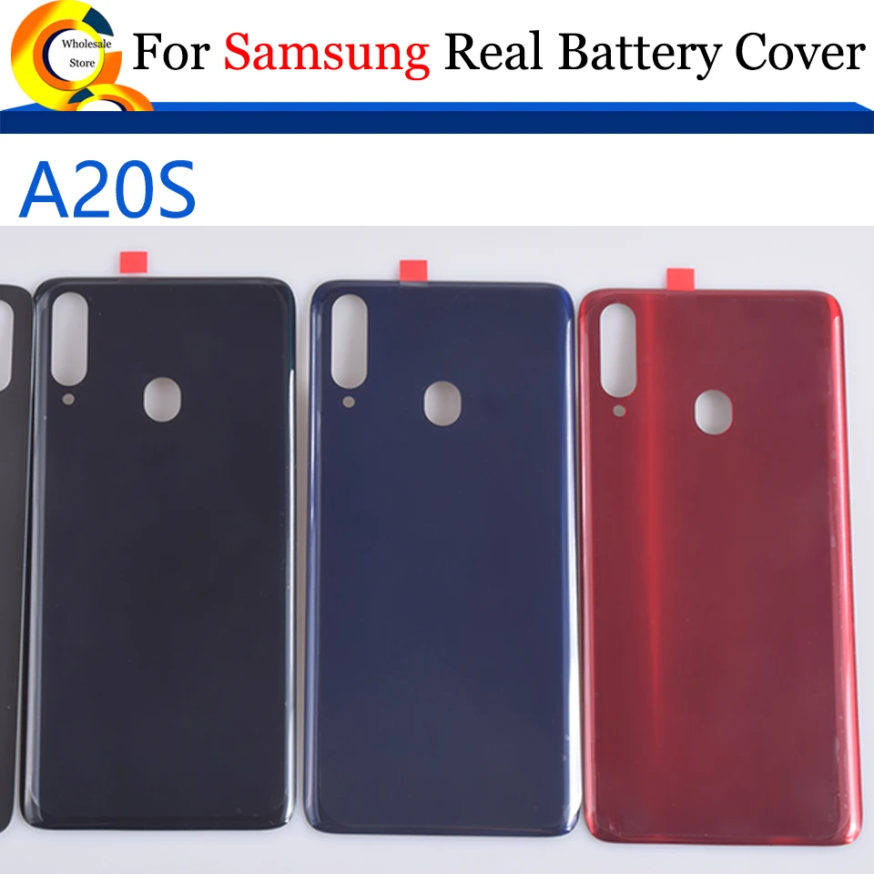 

10Pcs/Lot Battery Back Cover For Samsung A20S A207 Housing Middle Frame Bezel Middle Plate Cover Replacement parts