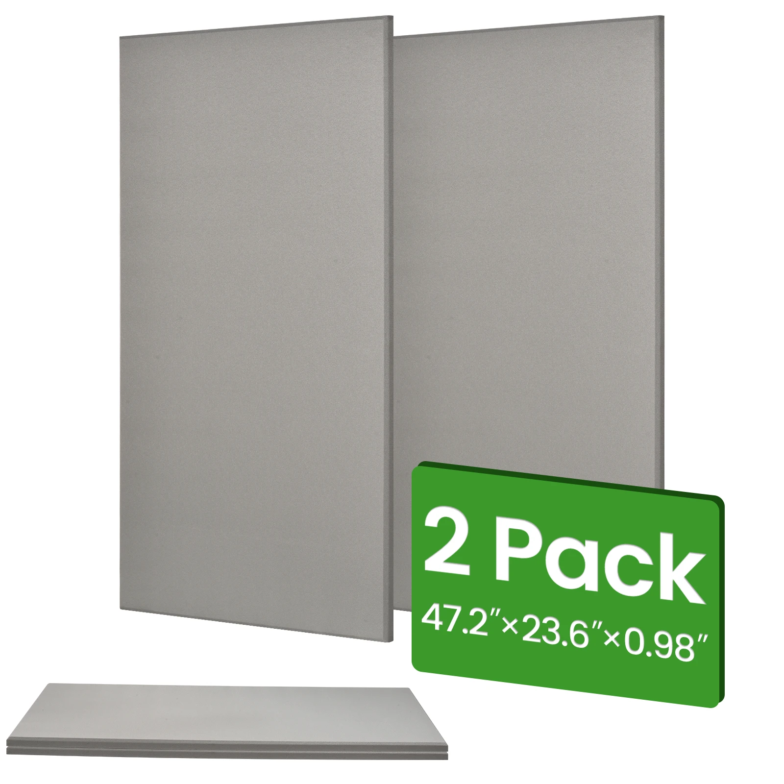 

2 Pcs Acoustic Panel, Large Fabric Wrapped Fiberglass Sound Absorbing Wall Panels for Recording Studio Office