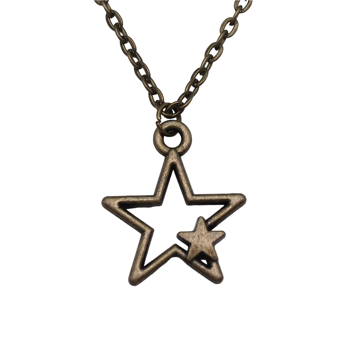 Woman Choker 2025 Trend Necklace On The Neck 43Cm Chain Necklaces Women Star Pentagram