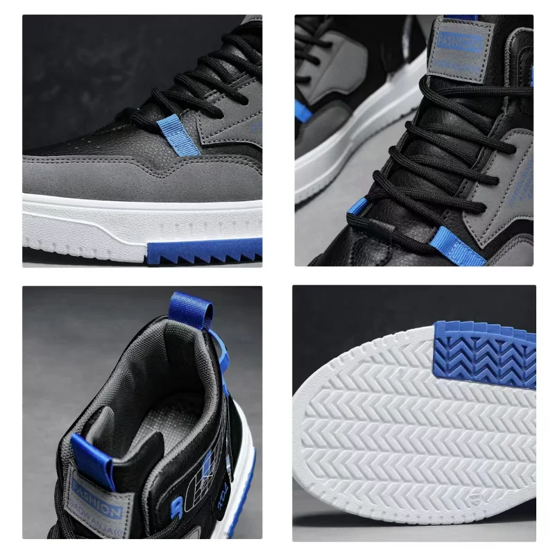 2023 New Men Summer Breathable Sneakers Fashion Casual Designer Platform Shoes Comfortable High Top Shoes Tennis Shoes for Men