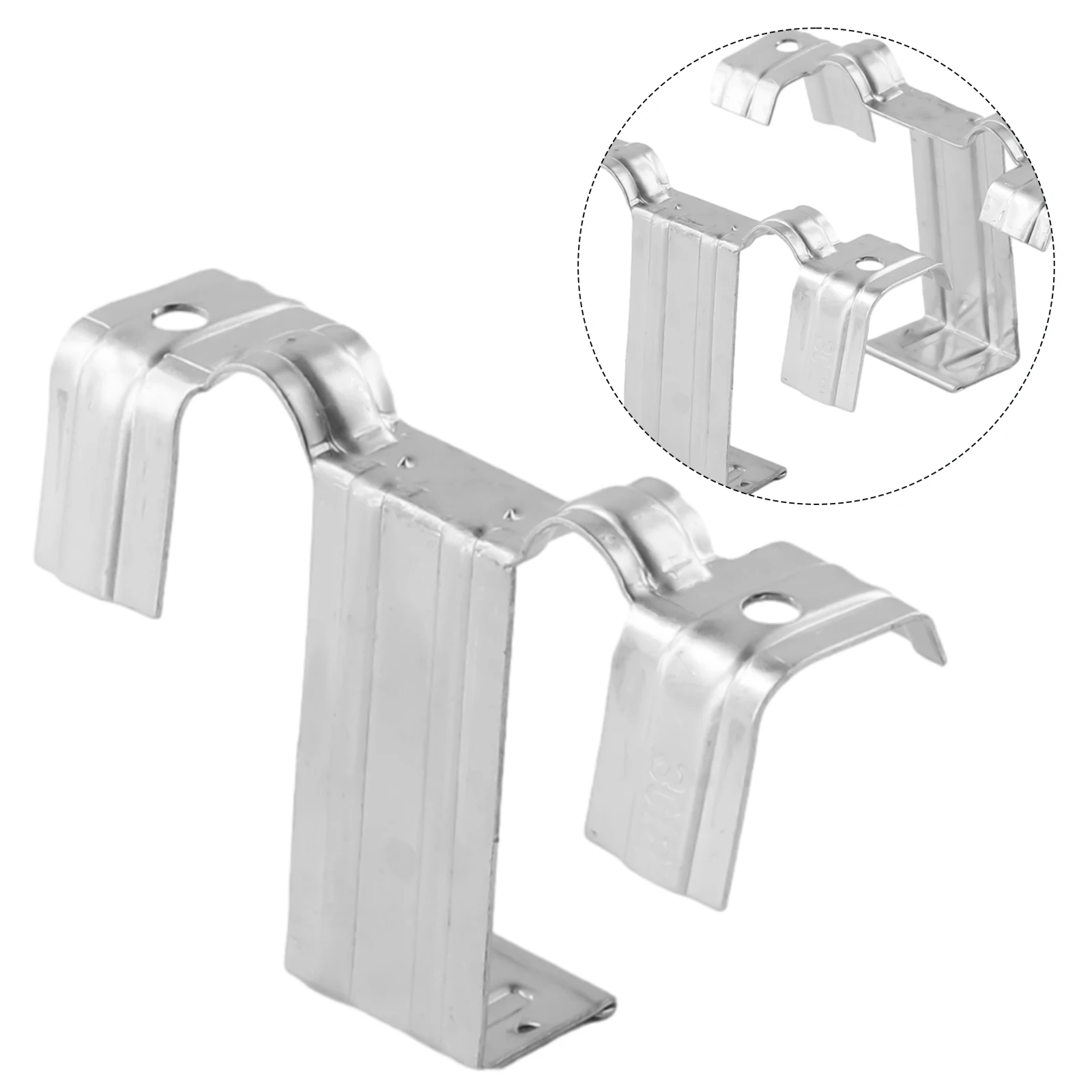 10Pcs Solar Panel Frame Stainless Steel Water Drain Water Redirection Water Guide Clip Cleaning Clip For Solar Panels 30/35/40mm