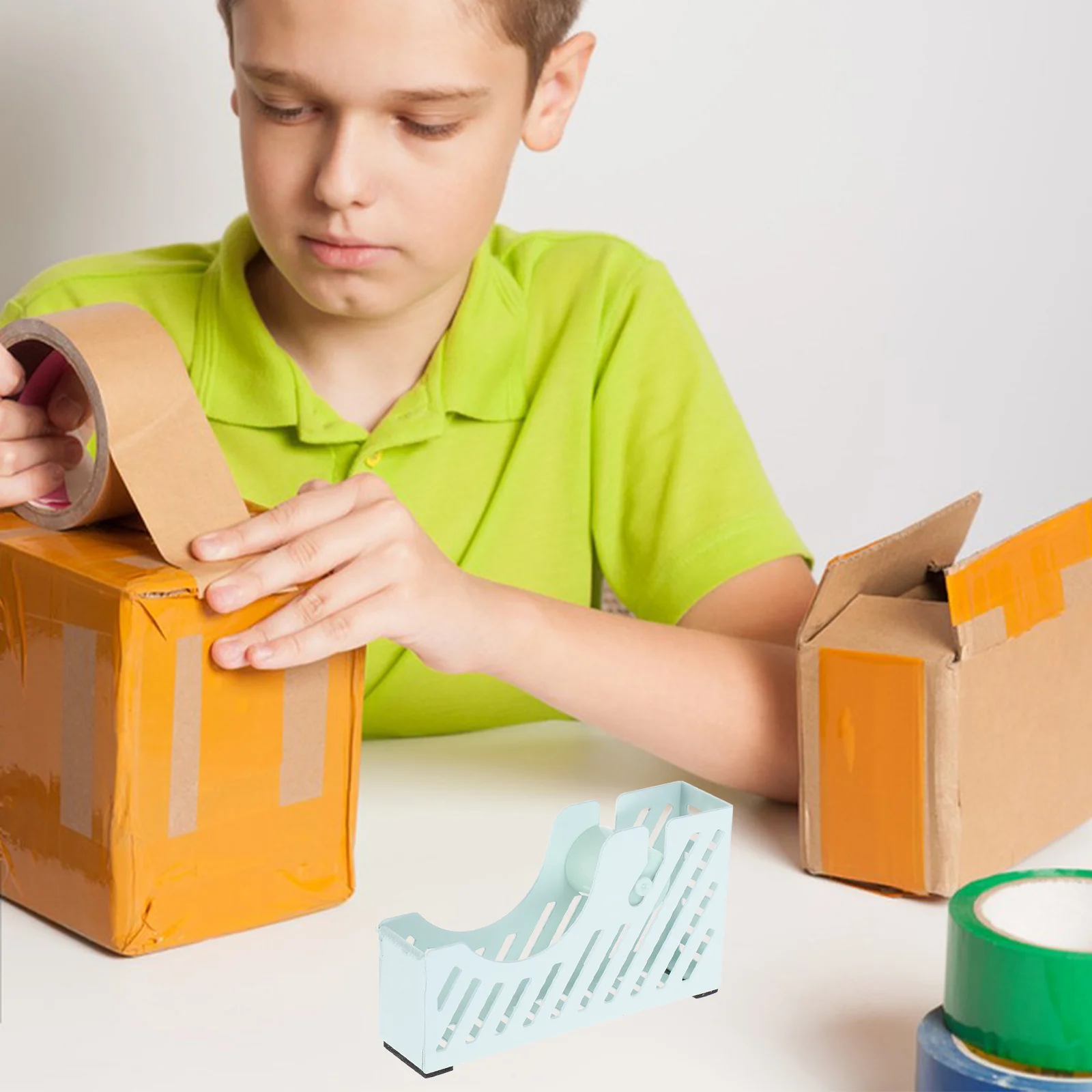 Kleiner Klebebandabroller für Schüler und Lehrer, Bürobedarf, ästhetischer Klebebandhalter, stilvoller Klebebandabroller, Klassenzimmerband