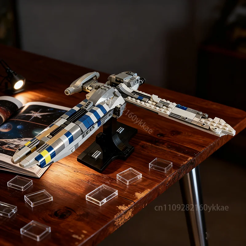 

NEW MOC 427 PCS Stinger Mantis Spaceship Building Blocks Model Sci-fi Movie Series Star Battle DIY Assembly Bricks Toys Gifts