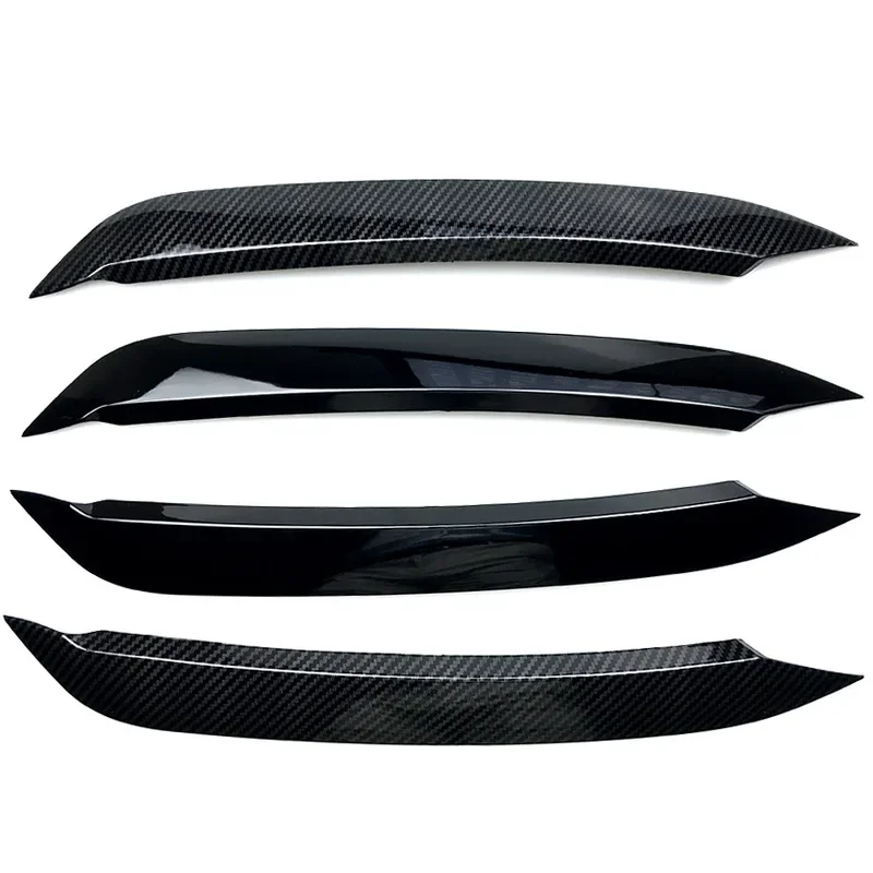 

Car Styling Headlight Lamp Eyebrow Eyelid Molding Trim Lid Cover For VW Polo 2019 2020 2021 2022 ABS Accessories