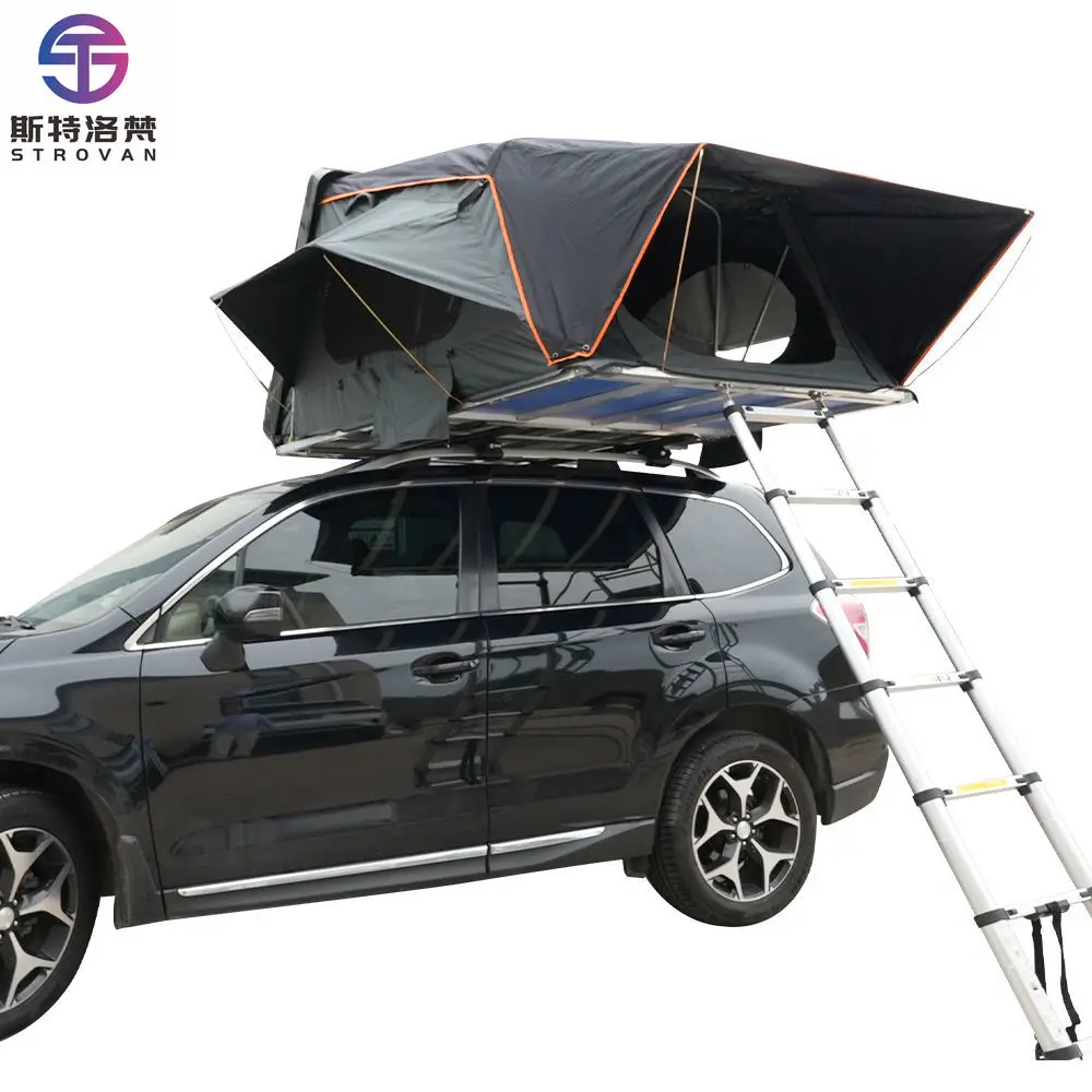 

STLF LZS New Style Outdoor Rooftop Tent Double Layer Four-season Aluminum Shell Waterproof Roof Top Tent for Camping