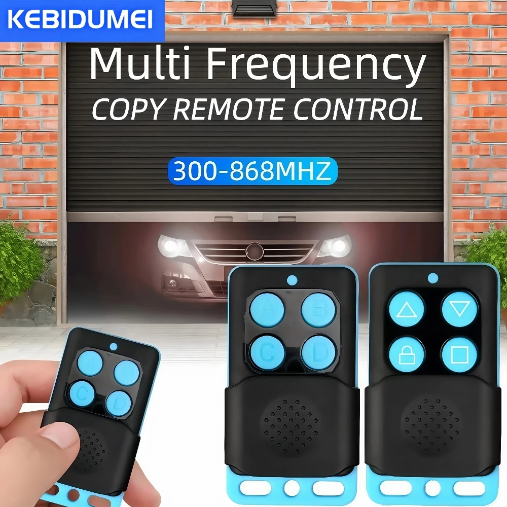 300-868Mhz RF Duplicator Remote Control Auto Copy Remote Control Fixed Code 433mhz 315Mhz Wireless Remote For Gate Garage Door