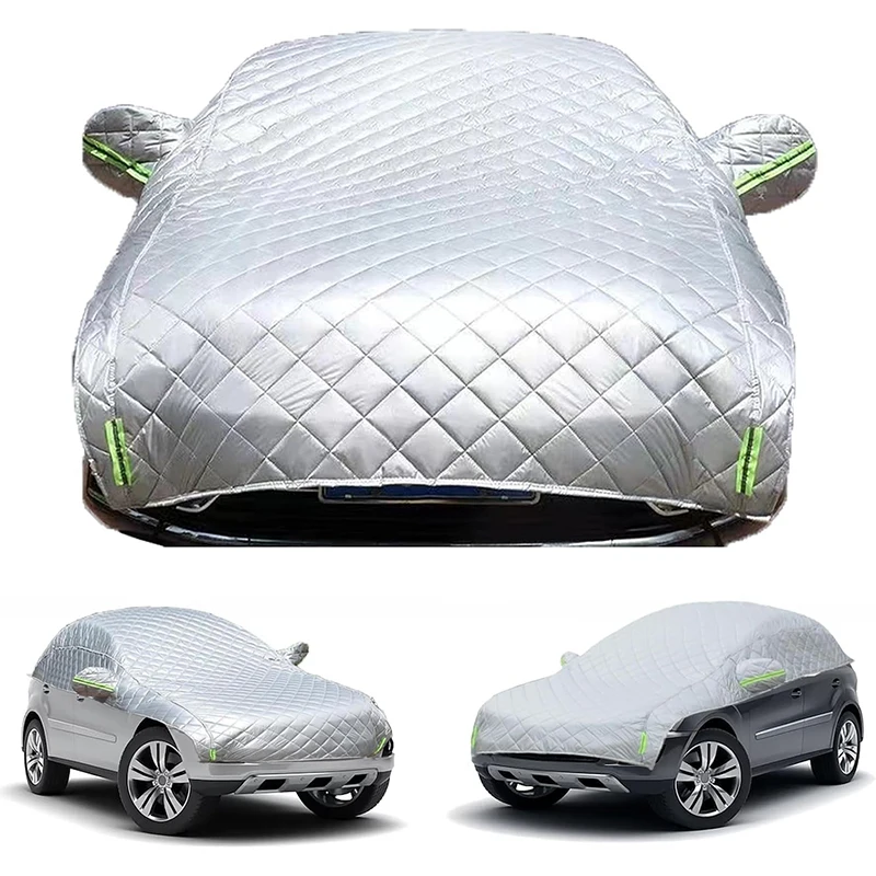 

Car Cover Against Hail Outdoor Full Cover Rain Sun UV Protection Universal Cotton Suitable For Various Adverse Weather Condition