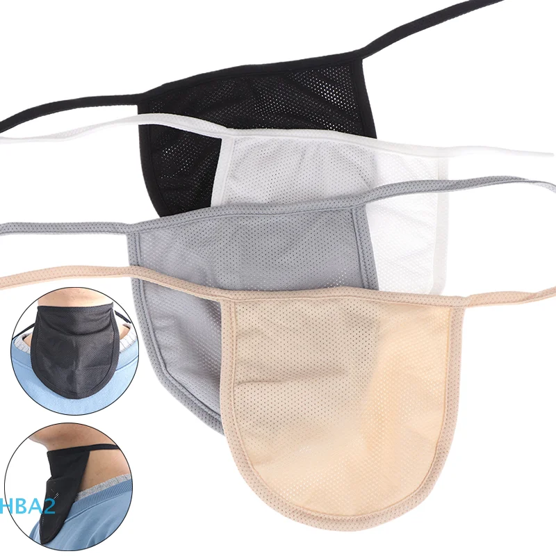 

【H】Adjustable Tracheal Cannula Throat Curtain Tracheostomy Tube Wind Cap Dust Cover White Black Nude Patient Care Nursing Pad