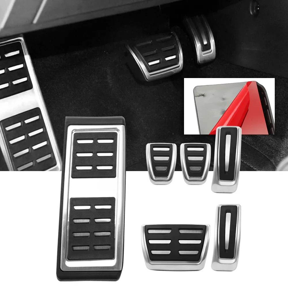 

Stainless Steel Car Pedal Cover For Passat B8 Tiguan 17 ARTEN Jetta MK7 Golf 7 POLO For Audi A3 Q2 Seat Leon 5F/Skoda Octavia A7
