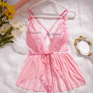 Transparent sexy lace lingerie for women, transparent underwear, short sets, delicate bra, push up sinus sets, fine erotic bodysuit 8 Main Sales Set Calcinha and Bra - №8