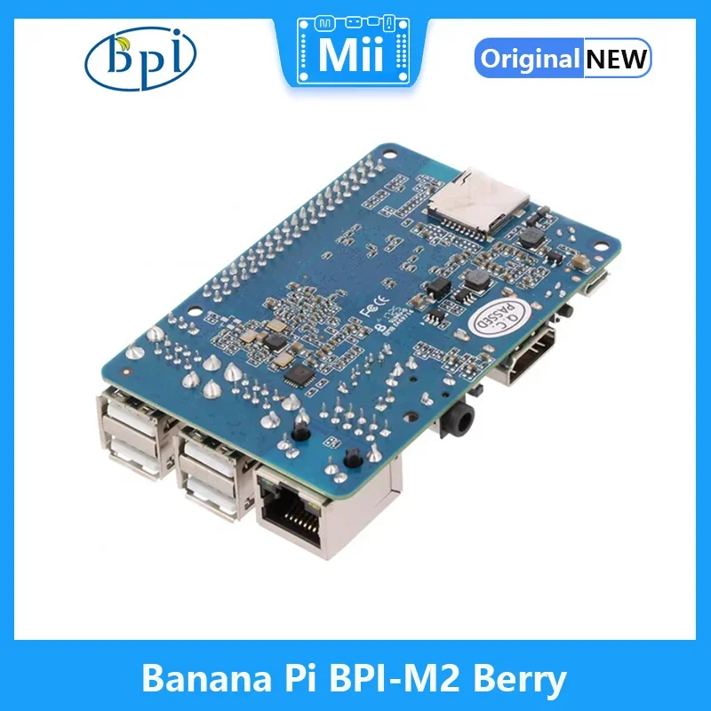 Imagem -05 - Banana pi Bpi-m2 Berry Allwinner A40i-h Quad-core Cortex-a7 Cpu 1gb Ddr3 com Sata Bt4.0 Executar Android 6.0 Ubuntu Debian Raspbian