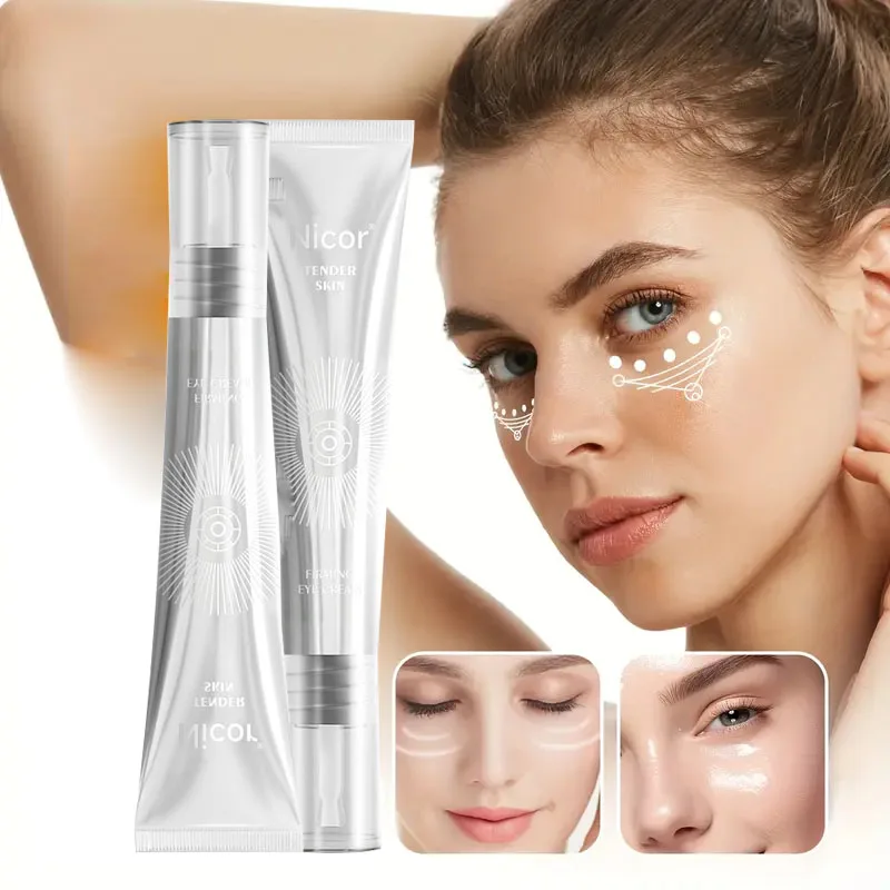 Crema hidratante y reafirmante para ojos, esencia hidratante para ojos, cuidado de la piel suave, sin alcohol, ideal para el cuidado de los ojos