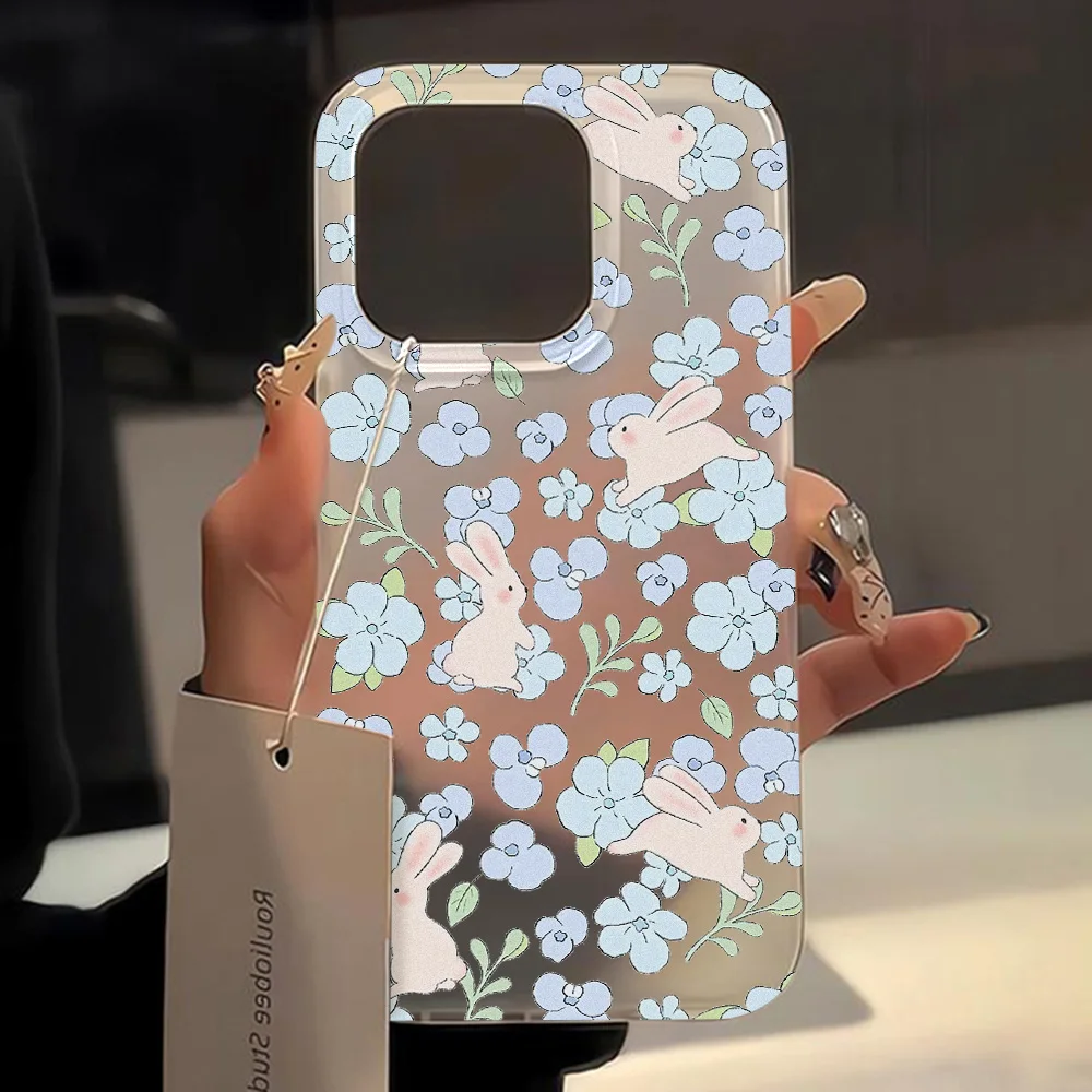 Cute Sunflowers Daisy Phone Case For iPhone 14 15 13 17 Pro Max 12 11 11Pro Max 16 Plus Cases Aesthetics Painted Silicone Cover