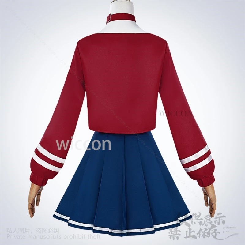Miside Cosplay  For Girls Mita Costume Мита Dress Cute Uniform Headwear Hat Wigs Anime Horror Galgame Woman Halloween Customized