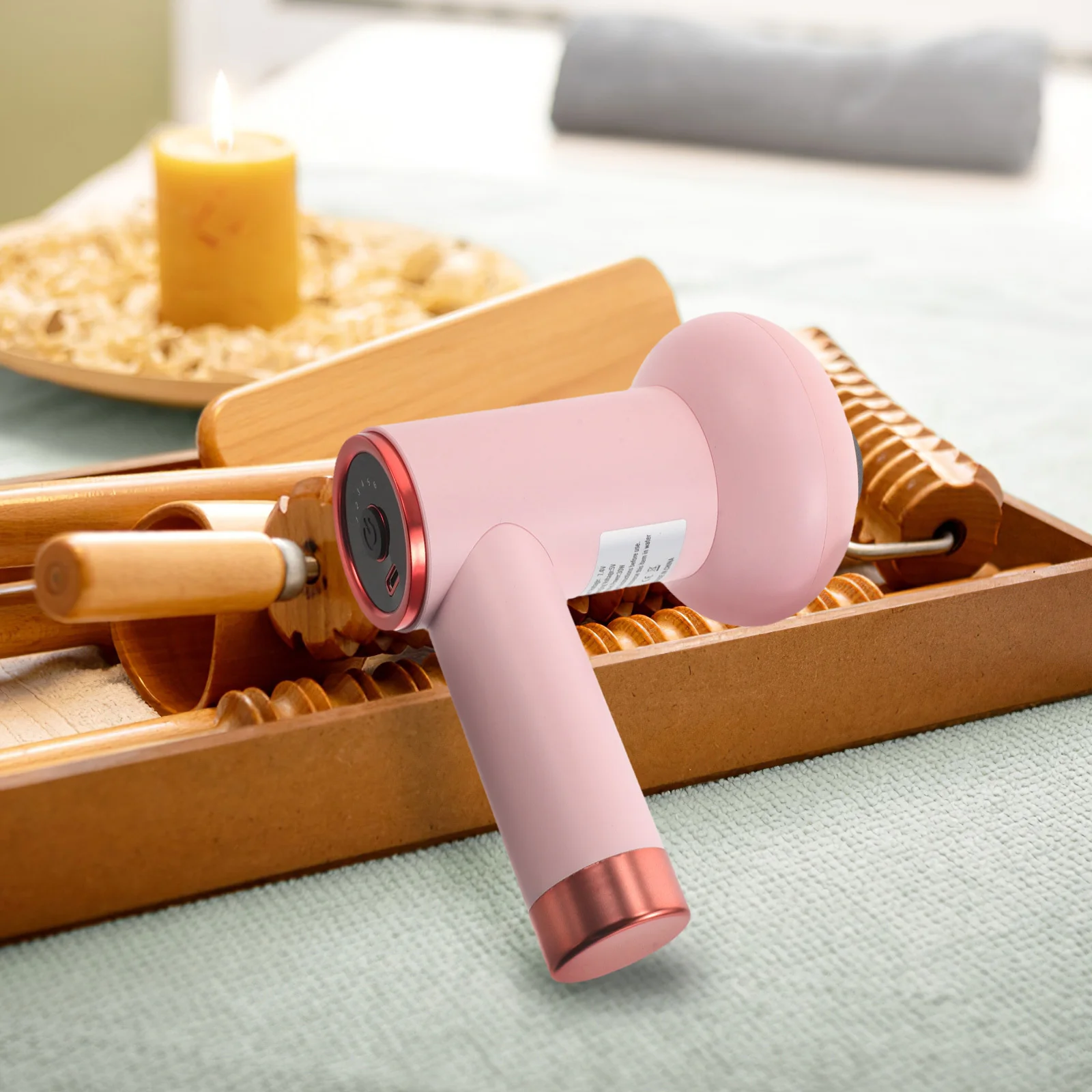 

Ручной портативный массажер для глубокого разминания шеи, талии, плеч, инструмент для релаксации мышц, тихий для офиса, путешествий, машина для массажа рук