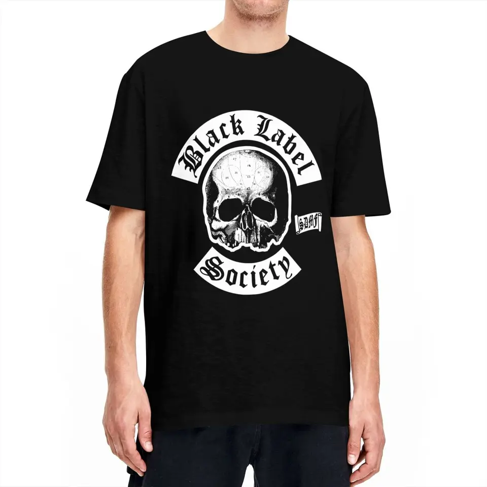00s Y2K ブラックレーベルソサエティ クロス Tシャツ 黒 オーバー