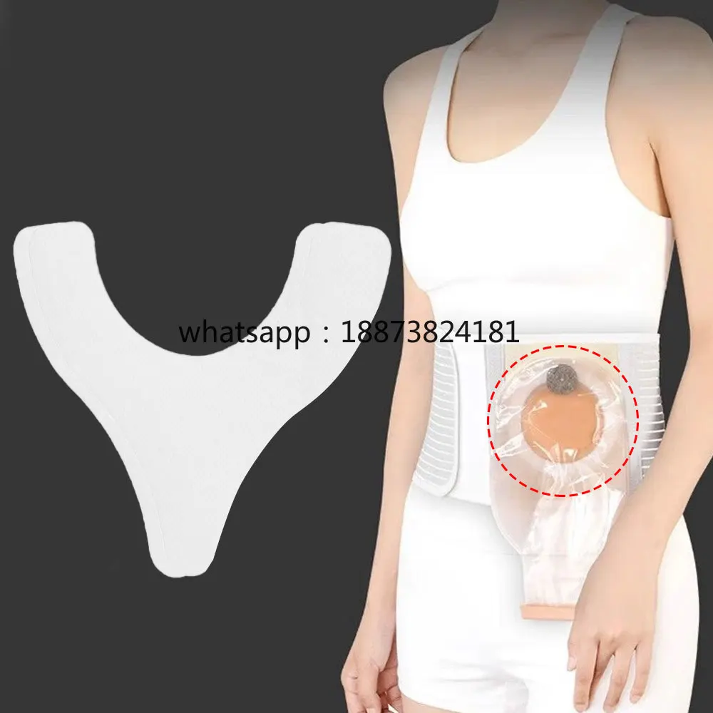 Ostomy Barrier Strips Y Shape Adhesive Seal Extender Strip For Colostomy Bags Ileostomy Tape For Stoma Ostomy Bag fast shipping