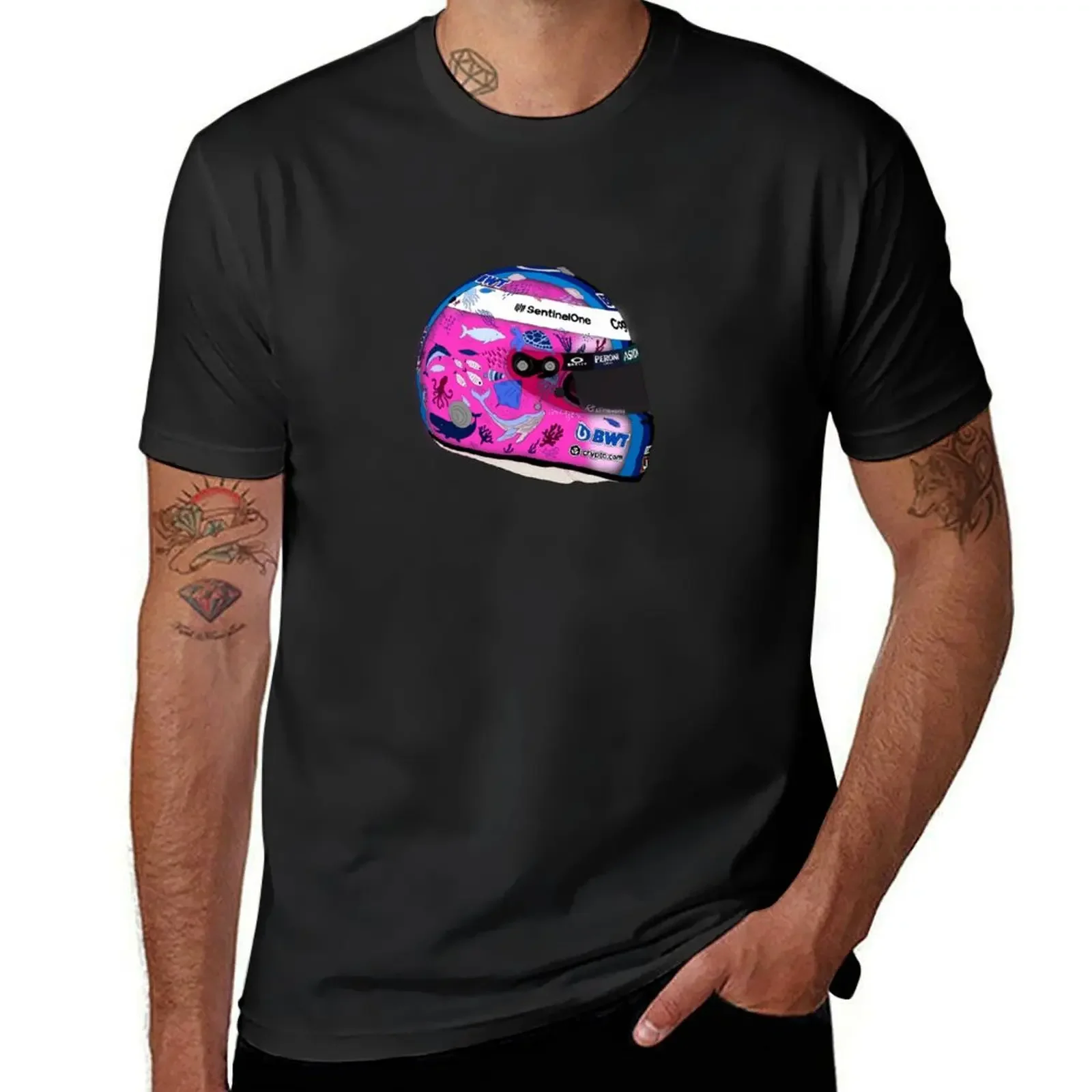 

Sebastian Vettel Turkey Helmet T-Shirt quick drying luxury t-shirt plus size tops T-shirts for men cotton