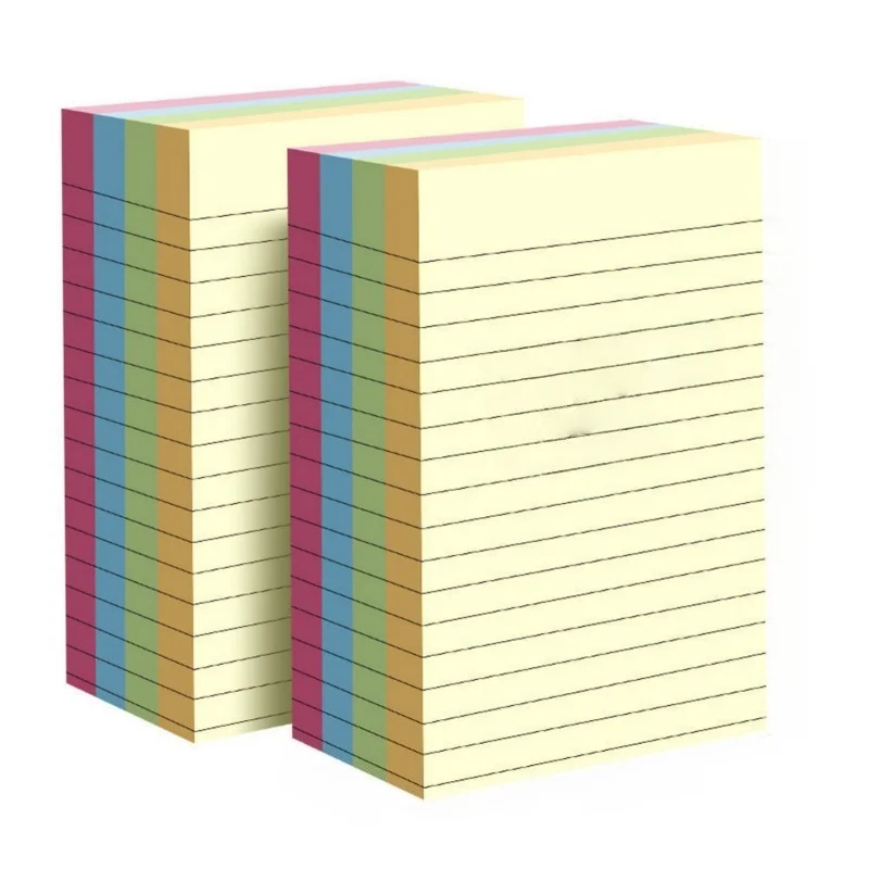 ملاحظات ما بعد ذلك بخطوط أفقية، لاصقة قوية، قابلة للتمزيق، إبداعية، سميكة، تدوين الملاحظات، ملصقات تترك الرسائل