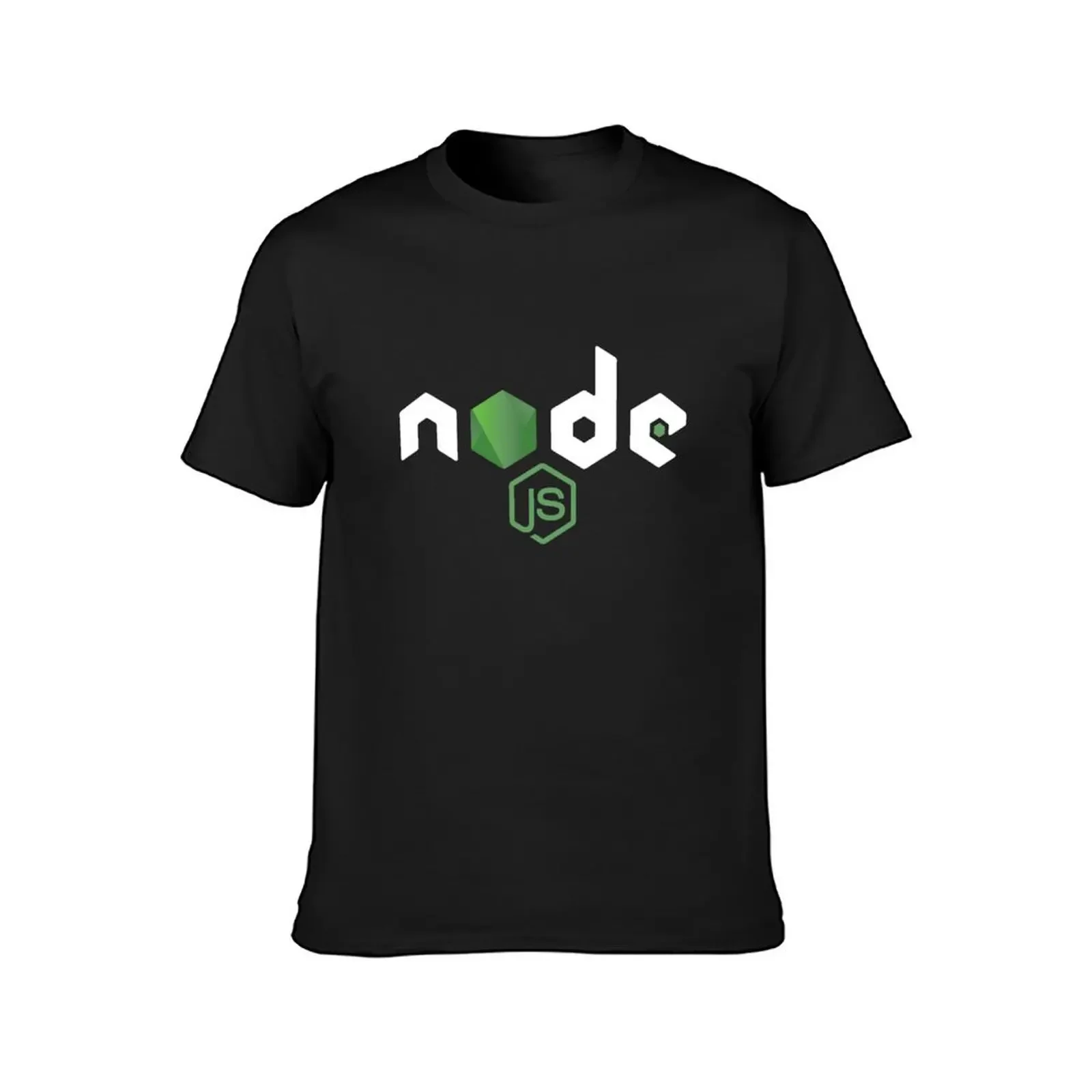 NodeJS JavaScript Programmer T-Shirt rapper graphic tees Aesthetic clothing t shirts for men cotton