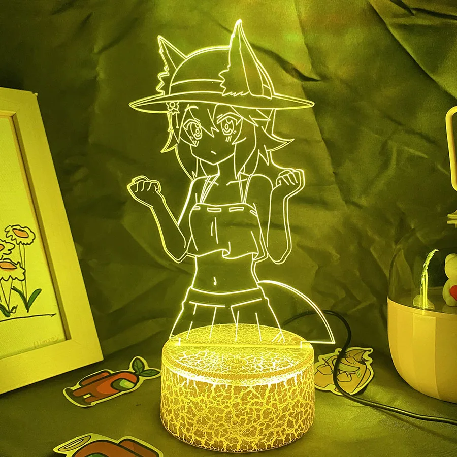 

Светильник-ночник 3D LED «Полезная Фокусница» (Сенко Сан) – подарок на день рождения для друга-отаку, декор для спальни, манга, неоновая лавовая лампа «Сенко Сан»