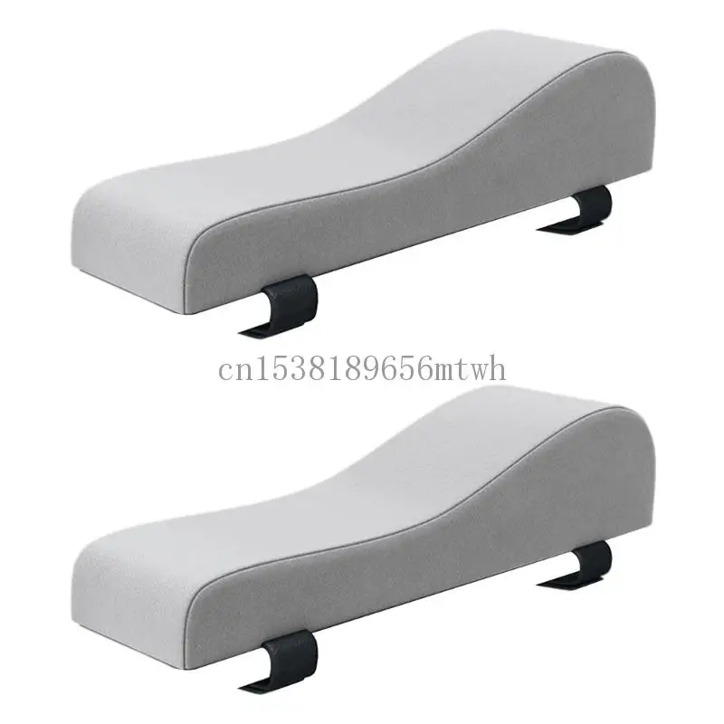 

Removable Washable Chair Arm Cushions Memory Foam Elastic Bands Set 1 Pair B03D