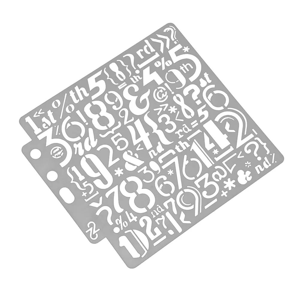 Paper Drawing Art Painting Craft Stencils Halloween Christmas New Year Draw Stencils Art Stencils Templates Border Stencil
