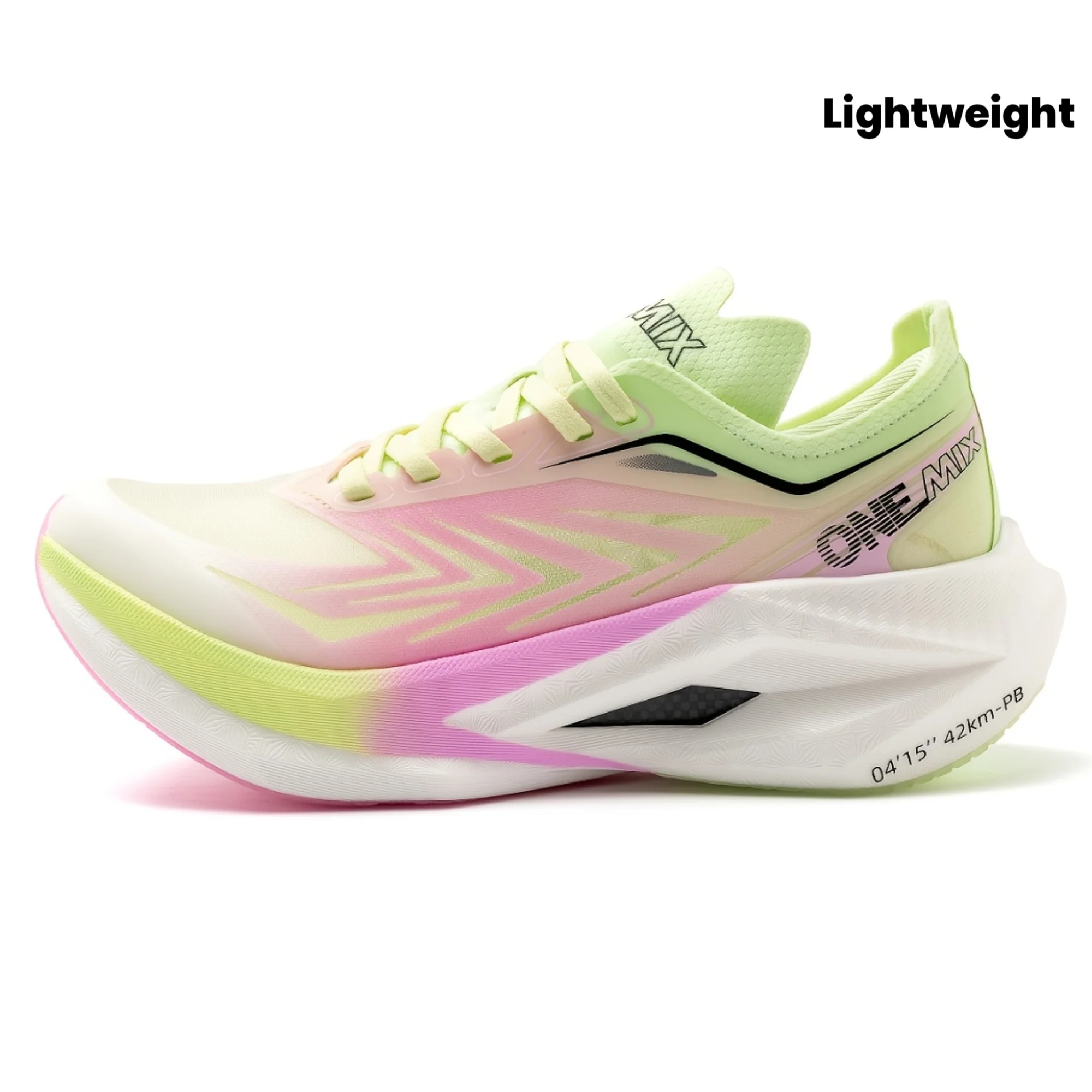 

Sneakers, Lightweight Design Professional Carbon Plate Racing Running Shoes, Cushioned and Breathable, Full-sole Carbon Plate, S