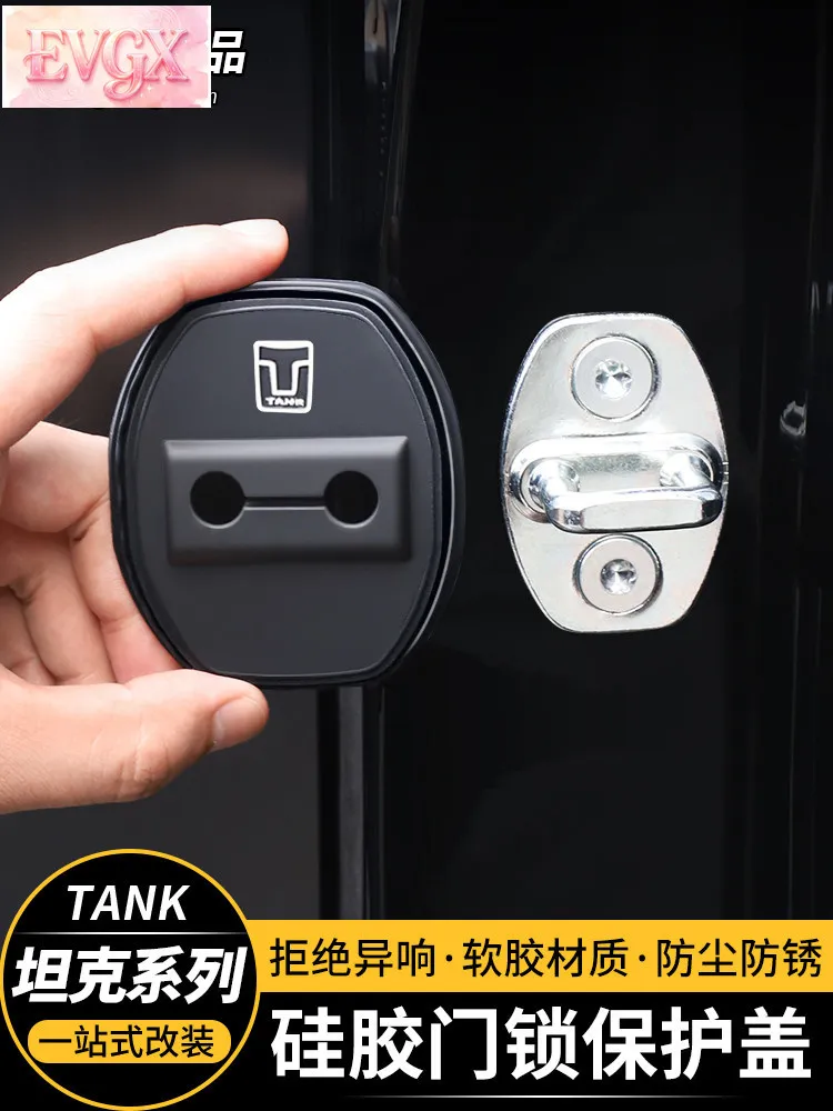 For Tank 300 400 500 Anti-Rattle Storage Mat Door Lock Cover Car Accessories Custom Fit Replacement Trim Anti-Scratch