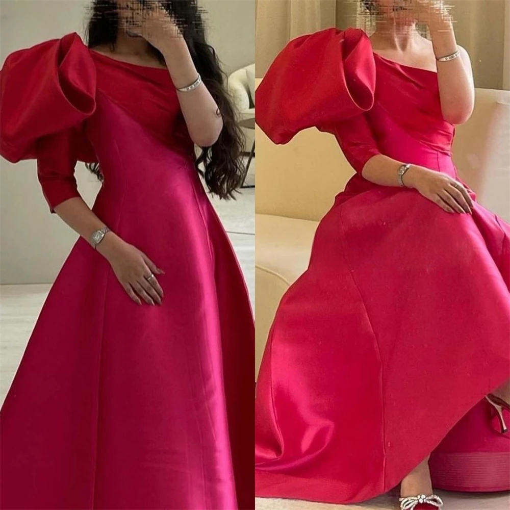 

Customized Exquisite One-shoulder Ball GownCocktail Fold Skirts S Occasion Evening Gown vestidos prom 2023 فساتين مناسبة