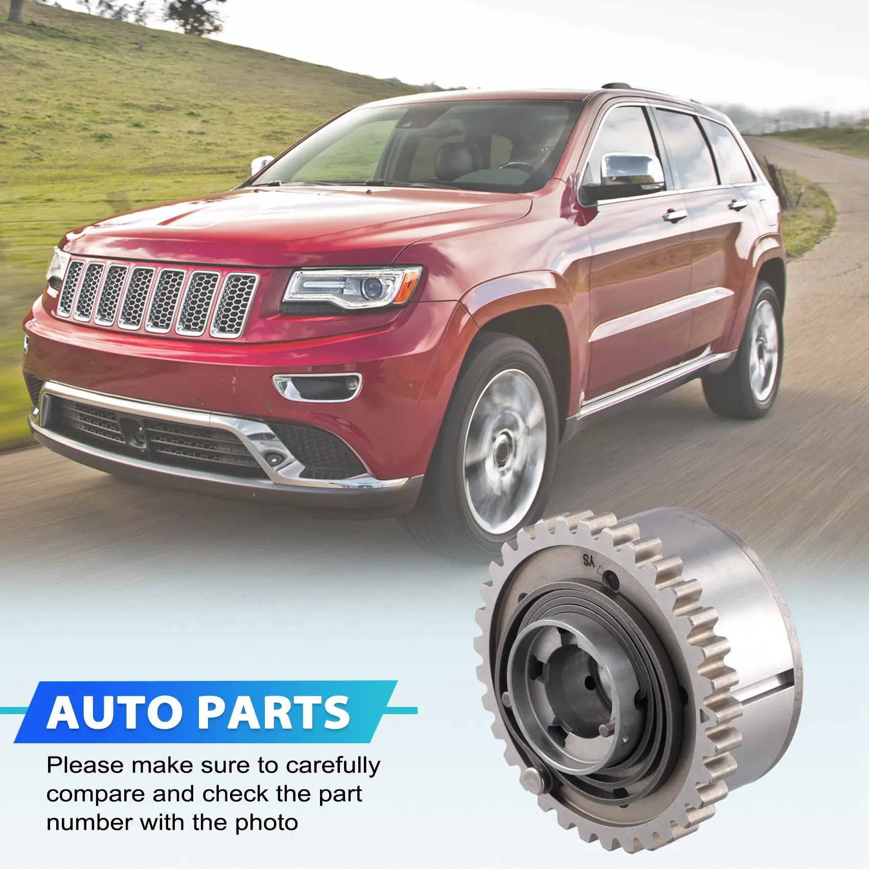 

Exhaust Phase Adjuster Timing Gear VVT Wheel 5184369AH For Jeep Dodge 2011-2022