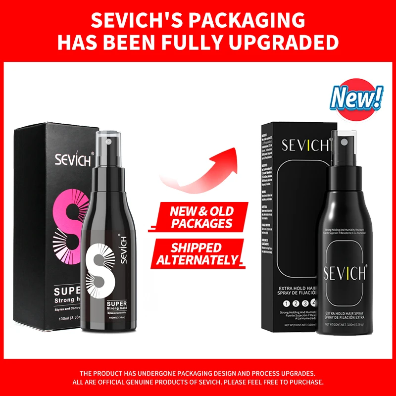 Sevich Super Hold Hair Strong Holding Spray Liquid 100ml New Hairstyle Hair Thickening Spray Mist For Man Or Women