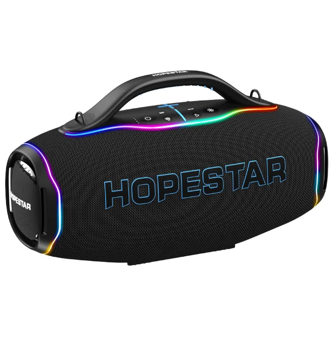 BT Wireless Speaker HOPESTAR IPX7 Waterproof Outdoor for TF Card TWS FM Radio RGB Computer & Mobile Phone Home Theatre Party