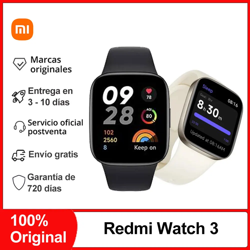 Xiaomi Redmi Watch 3, Man / Woman Smart Watch, Blood Oxygen Heart Rate, Bluetooth Phone Call, 1.75