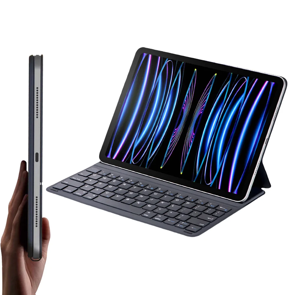 Portable Keyboard Folio Cover with Two Viewing Angles Folio Magic Keyboard for iPad Air 11 2024 for iPad 10 Air 4 5 10.9inch