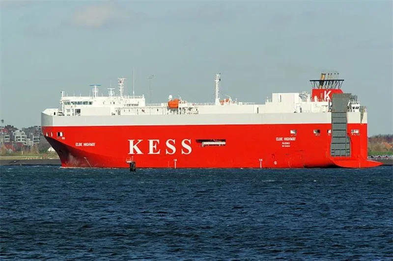 바하마 엘베 고속도로 Ro-Ro 동물 조각, 종이 공예 침실 거실, 수제 DIY 기하학적 종이 접기 모델, 1:400