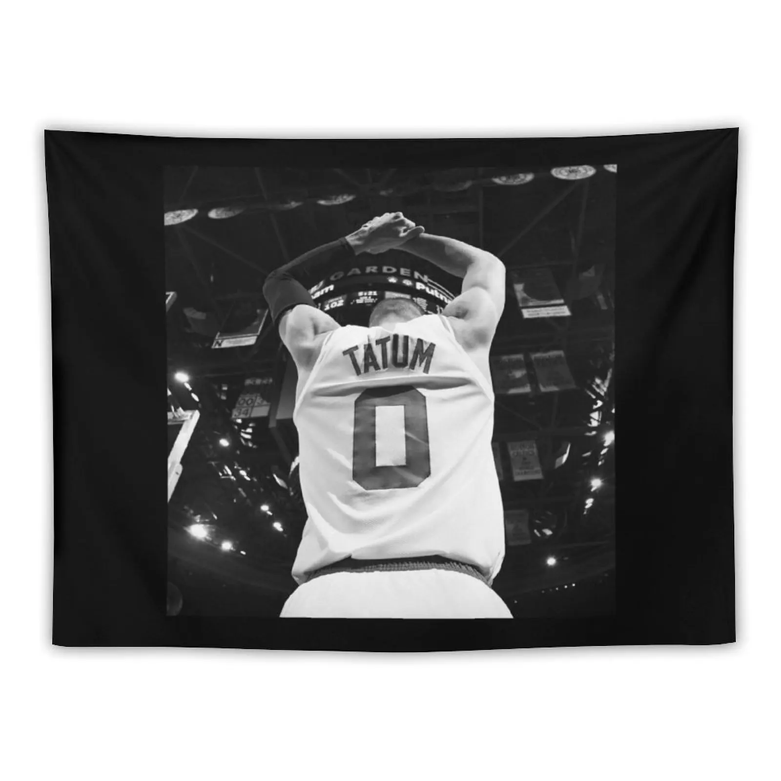 

Jayson Tatum - Black / White Tapestry Home Decorations Decor For Room Funny Home Decor Aesthetic Tapestry
