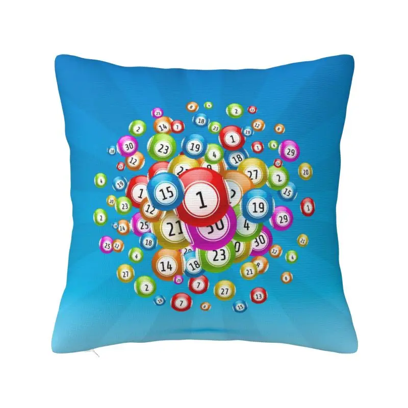 Hot Game Best Play Bingo Throw Pillow Case Home Decor Luxury Cushions Cover For Sofa Car Seat Square Polyester Pillowcase