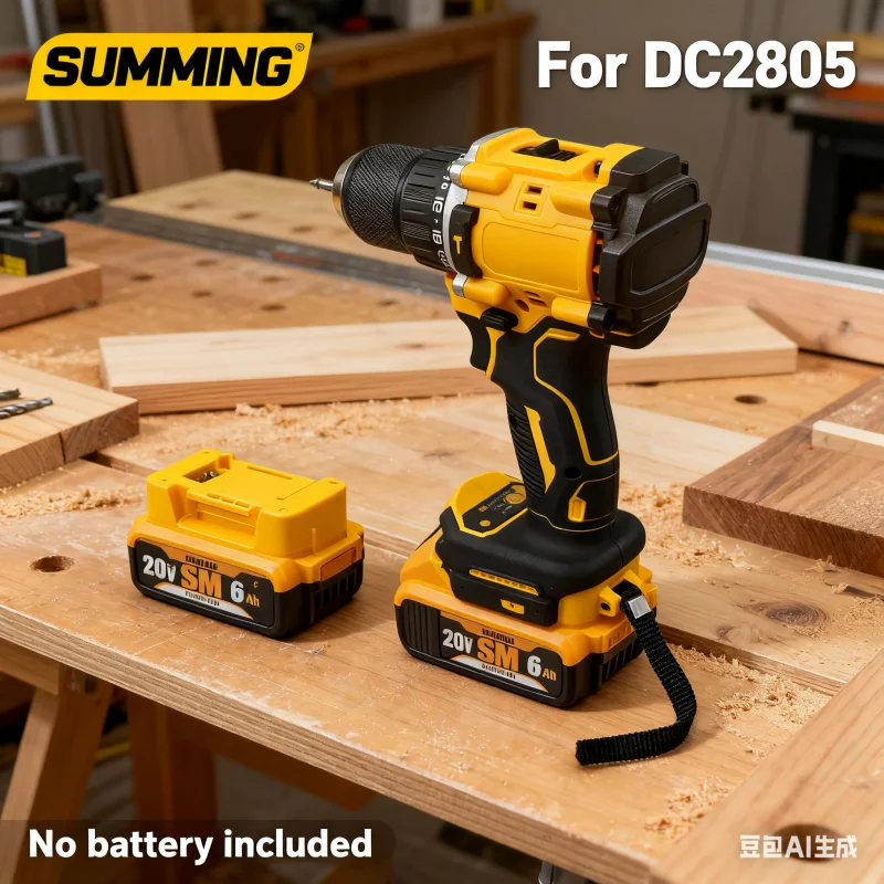 

Lithium Battery 20V RechargeableBrushless Compact ElectricScrewdriver replaceable Hand Drill Impact Drill DCD805 for DCB206