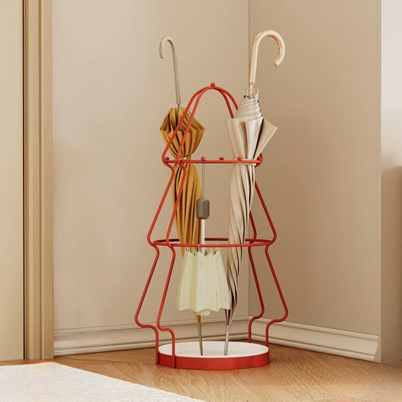 Portable Umbrella Holder,Creative Home Entryway Storage Organizer with Drip Tray,Multifunctional Floor Stick Rack for Rainy Days