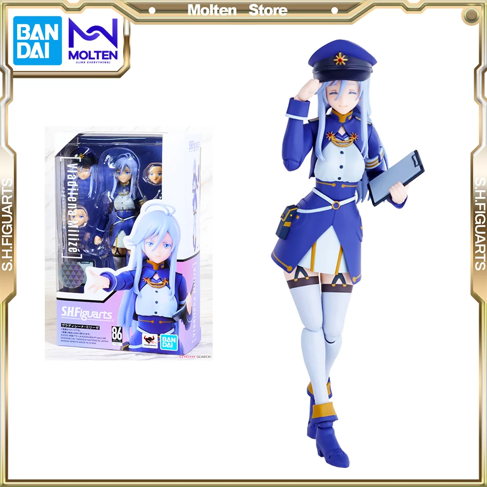 

BANDAI Original S.H.Figuarts 86 -EIGHTY SIX- Vladilena Lena Milize Anime Action Figure Model Kit Completed