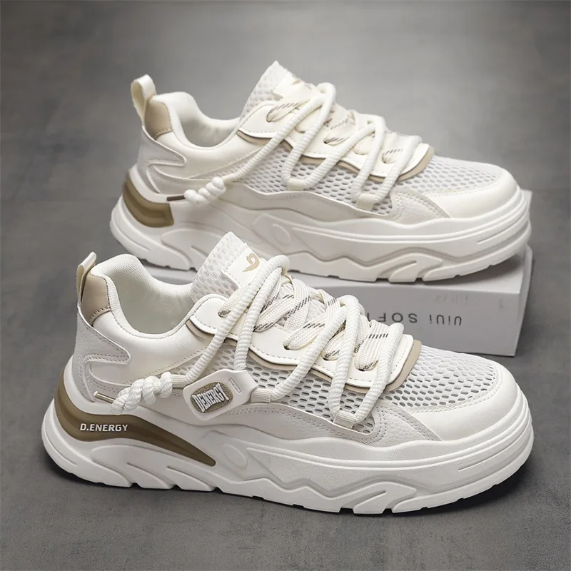 

Men's casual shoes four season comfortable fashion thick sole outdoor breathable anti slip wear-resistant commuting casual shoes