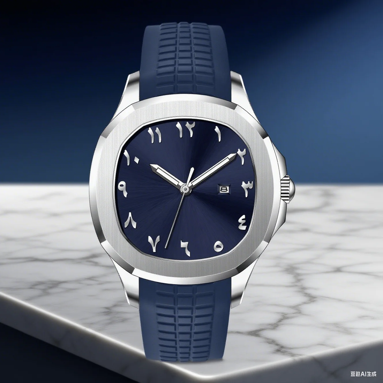 Luxury Men Quartz Watch Arabic Numerals Sports Brand Fashion Silicone Wristwatch Creative Gift Casual Simpple Fashion Watch